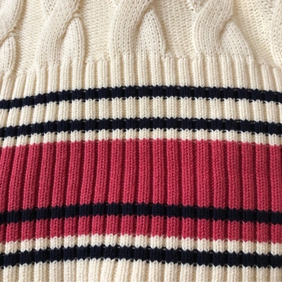 FREE PEOPLE CABLE KNIT SWEATER VEST WITH SIDE TIE DETAIL! S - Picture 6 of 11